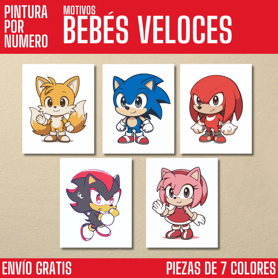 2x1 Motivos "SENCILLOS" | Pintura x NUMEROS - 7 COLORES