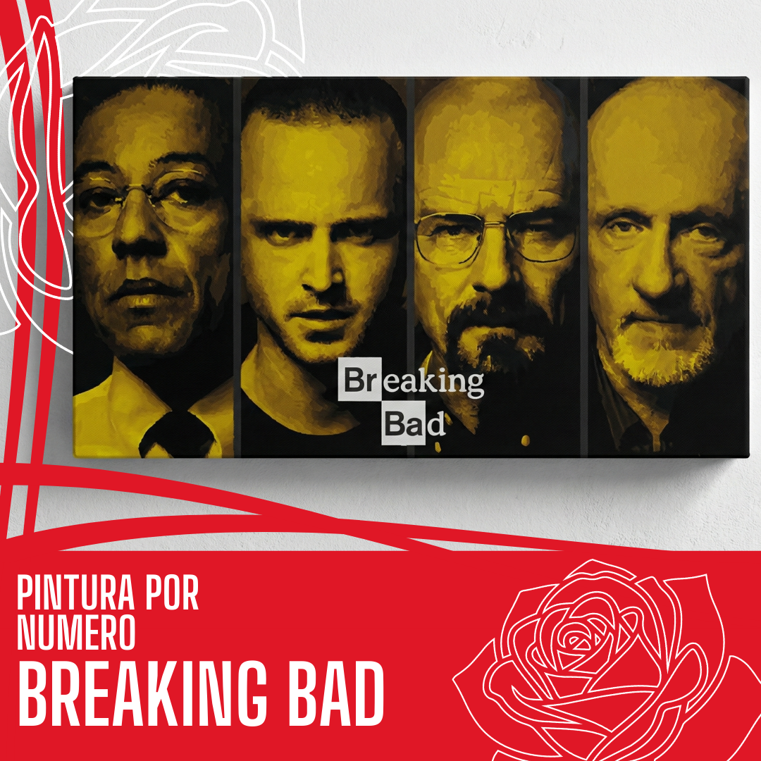 Cuadro para pintar con números "Breaking Bad"