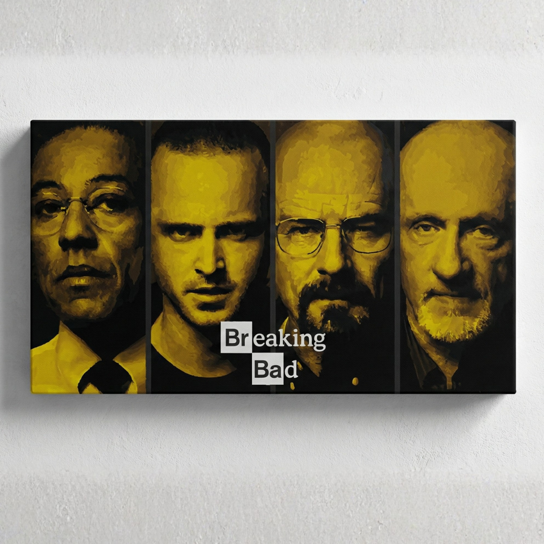 Cuadro para pintar con números "Breaking Bad"