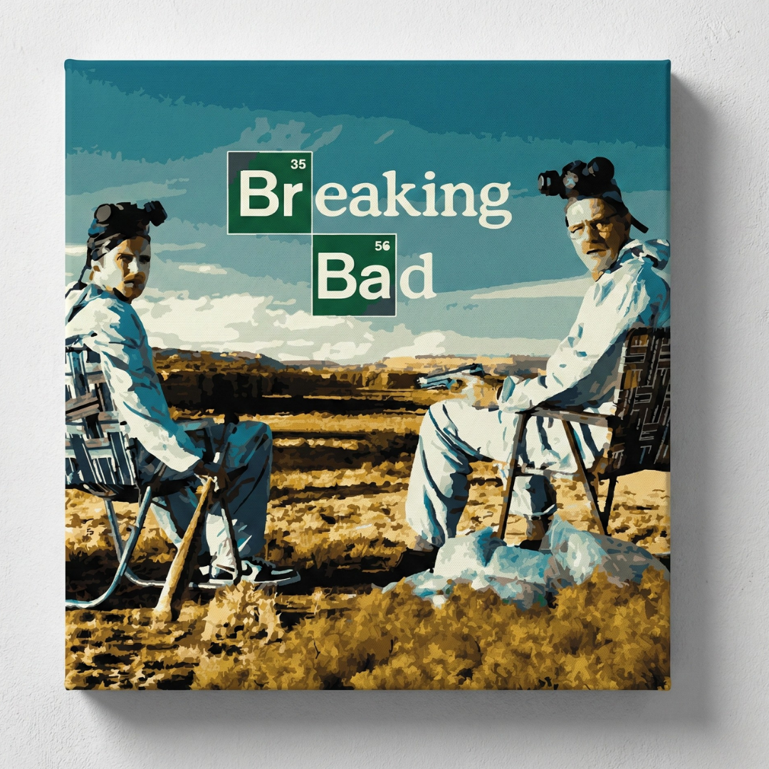 Cuadro para pintar con números "Breaking Bad 1era temporada"