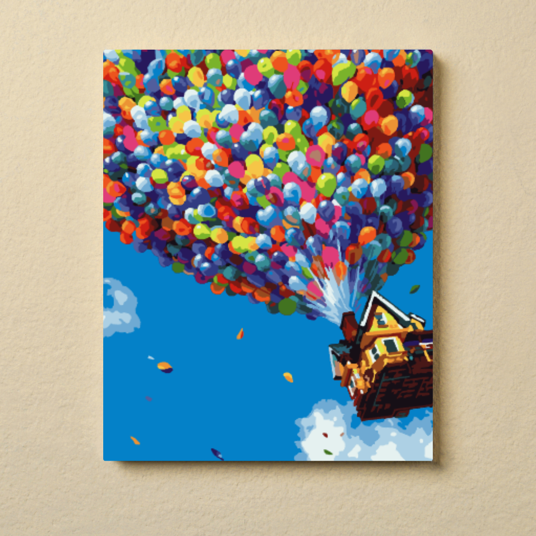 "Pixar" cuadros para pintar por numero