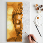 Cuadro para pintar con números "BUDA de cobre"
