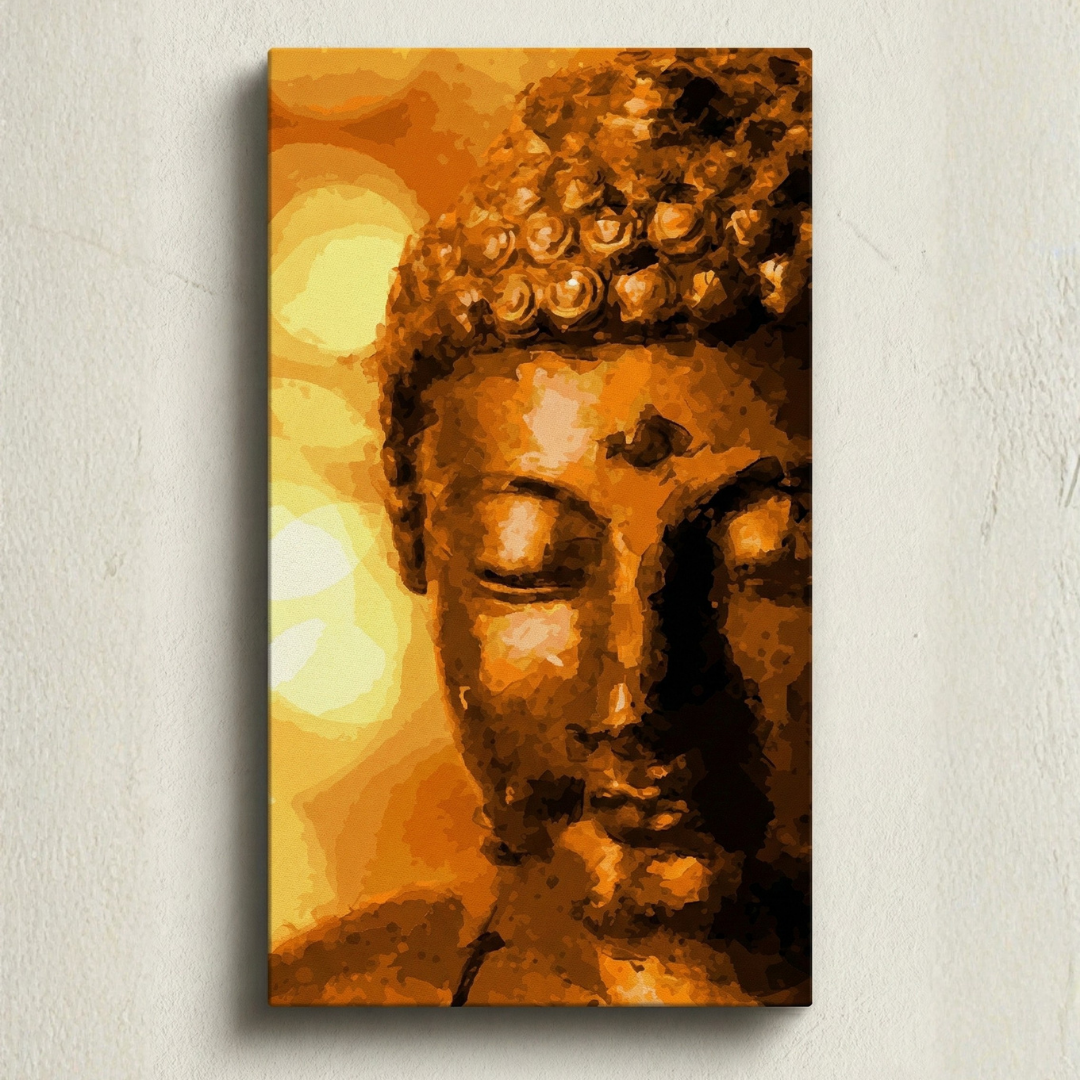 Cuadro para pintar con números "BUDA de cobre"