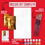 Cuadro para pintar con números "BUDA de cobre"