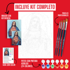 Cuadro para pintar con números "Jesús pastor"