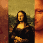 Cuadro para pintar con números "Monalisa (La Gioconda)"