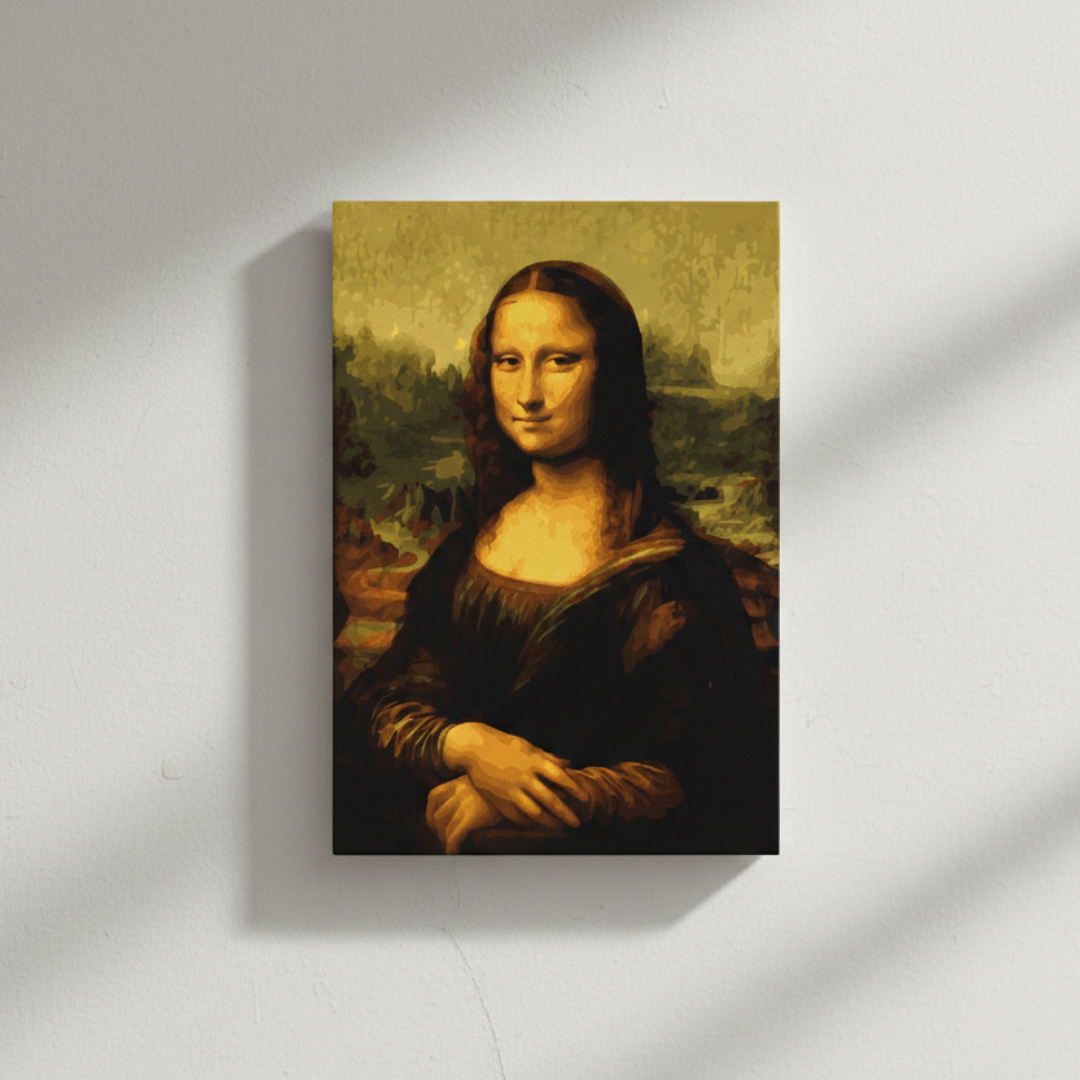 Cuadro para pintar con números "Monalisa (La Gioconda)"