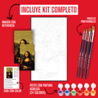 Cuadro para pintar con números "Monalisa (La Gioconda)"