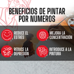 2x1 Motivos "SENCILLOS" | Pintura x NUMEROS - 7 COLORES