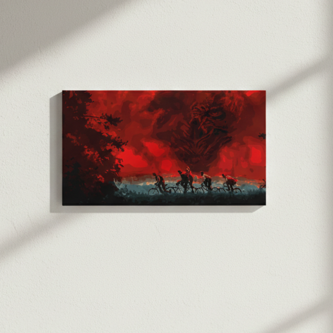 Cuadro para pintar con números "Stranger things VECNA"