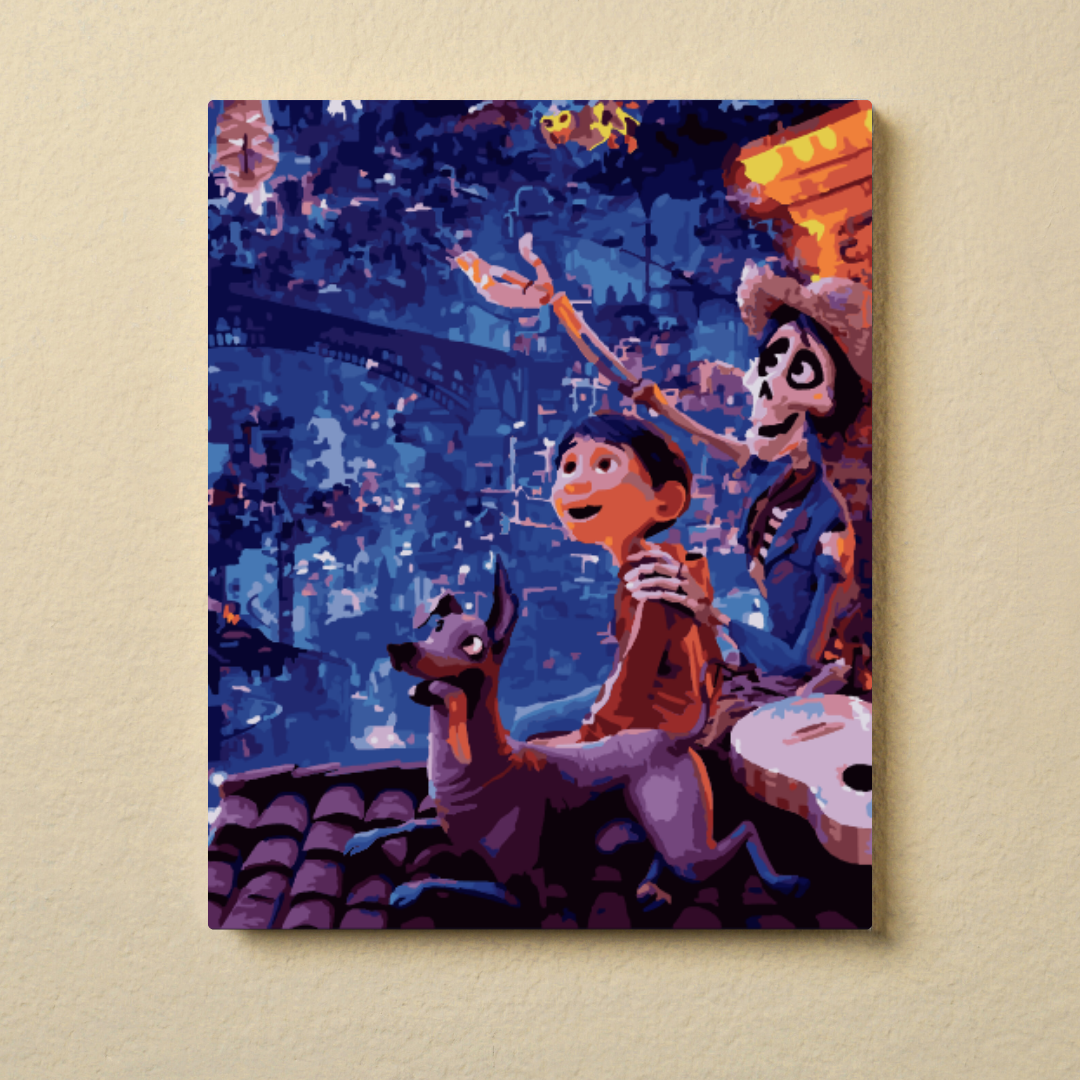 "Pixar" cuadros para pintar por numero