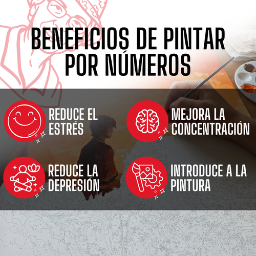 Cuadro para pintar con números "Breaking Bad"