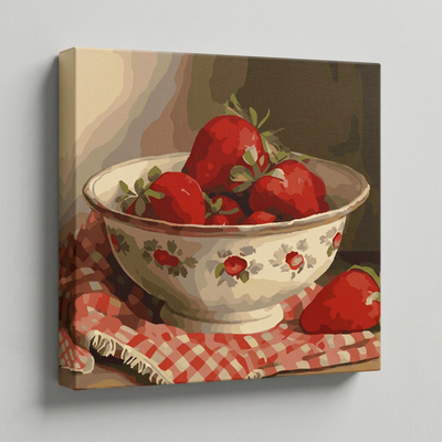 Fresas en Porcelana
