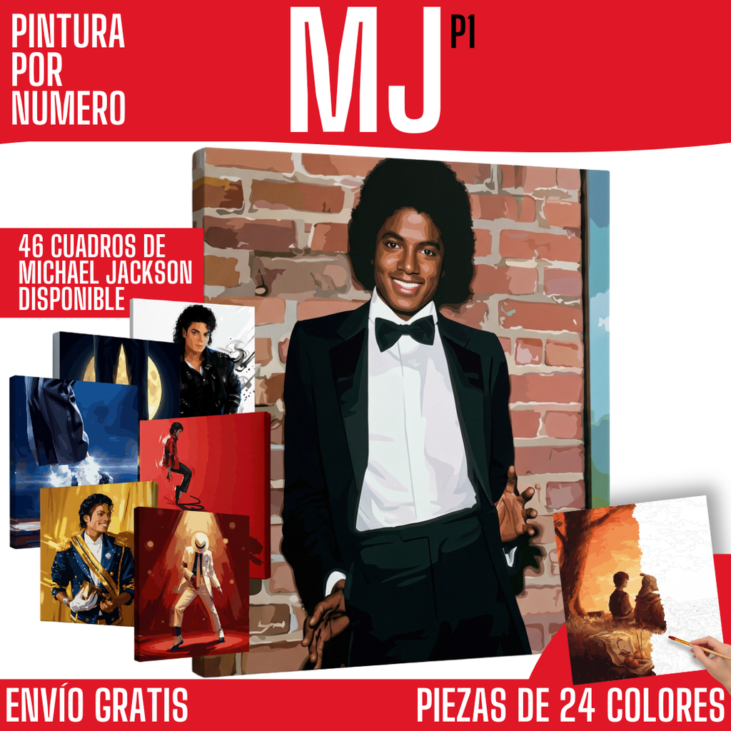 Cuadros de Michael Jackson | Pintura por numero